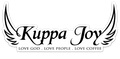 Kuppa Joy Wings Sticker (Black & White).
