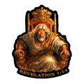 Revelation 1:14 Sticker.