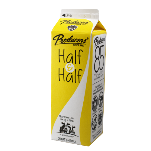 Half and Half Half Gallon -JT ONLY