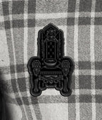 Grey Flannel with Throne Patch