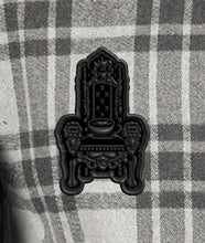 Load image into Gallery viewer, Grey Flannel with Throne Patch