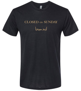 Closed on Sunday T-Shirt Black
