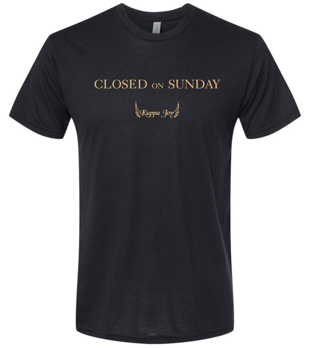 Closed on Sunday T-Shirt Black