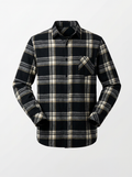 Black Flannel with Throne Patch