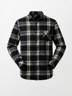Black Flannel with Throne Patch
