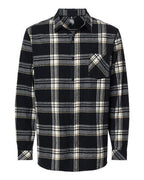 Black Flannel with Throne Patch