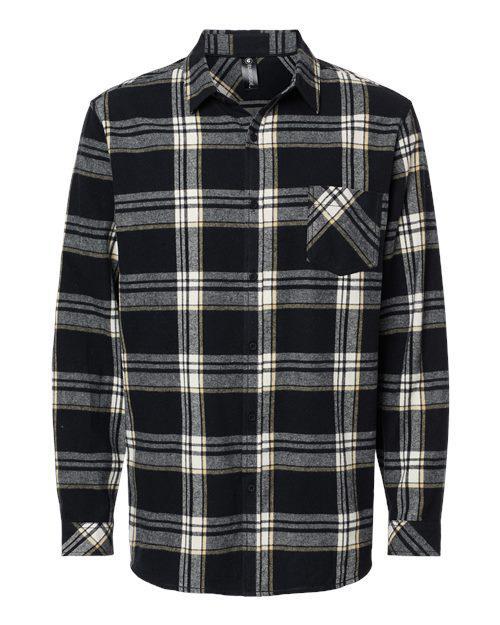 Black Flannel with Throne Patch