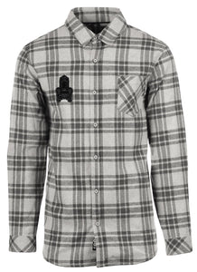 Grey Flannel with Throne Patch
