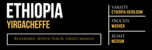 Ethiopia Yirgacheffe 12oz Retail Bag