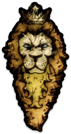 Lion of Judah Sticker.