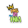 He is Him Sticker.