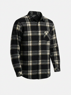 Black Flannel with Throne Patch