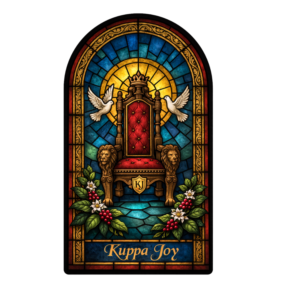 Stain Glass Window Sticker.