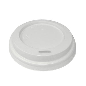 White Lids for 8oz Hot Cups