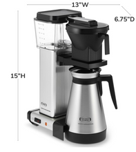 Load image into Gallery viewer, Moccamaster Thermal Coffeemaker KBGT Brushed Silver